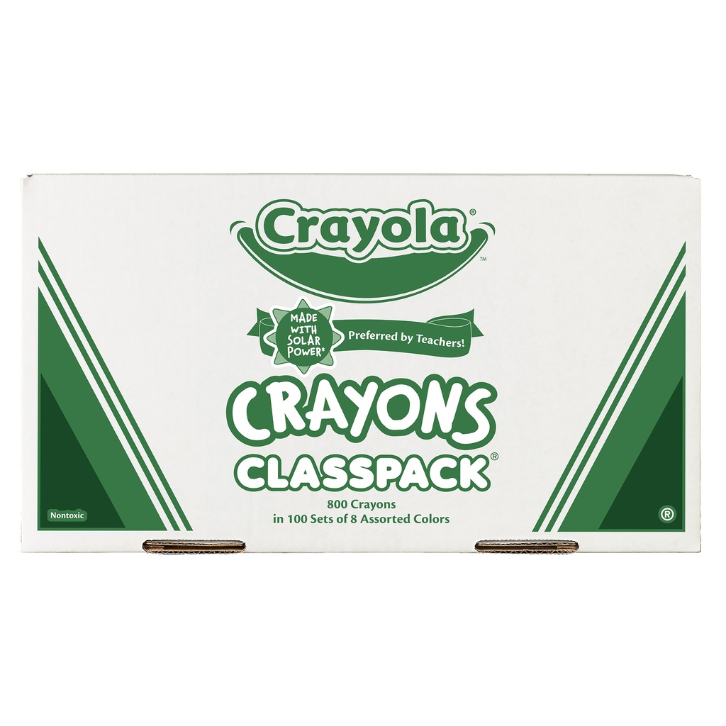 800ct 8 Color Crayola Crayon Classpack