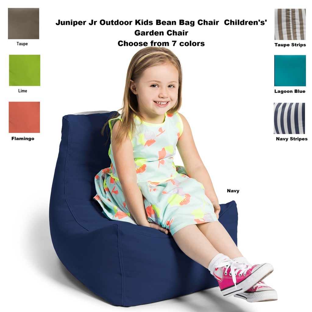 Juniper Jr Outdoor Kids Bean Bag Chair Children's Garden Chair