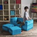 Zipline Kids Modular Sofa & Ottomans/Fold Out Lounger_image18