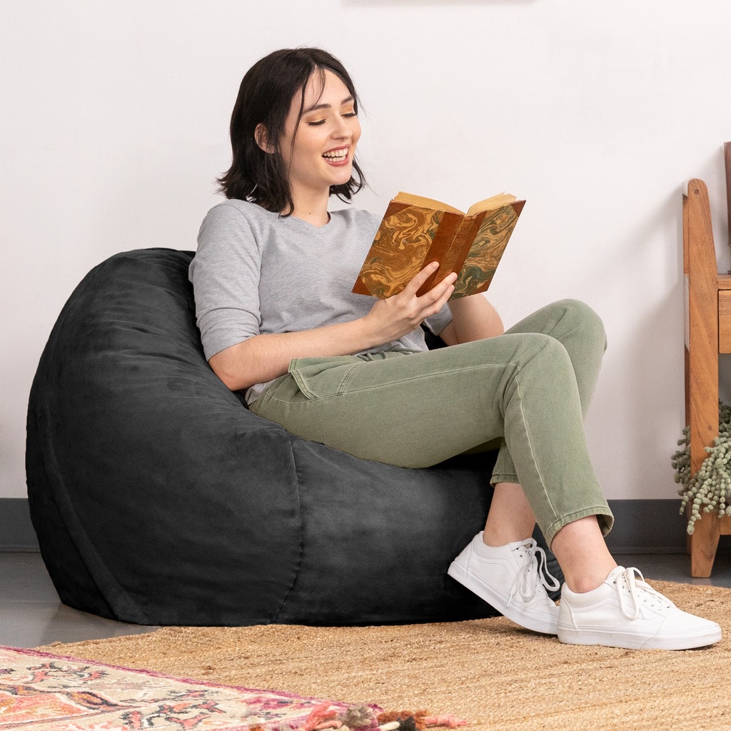 Saxx 3 Foot Bean Bag Chair with Removable Cover_image202