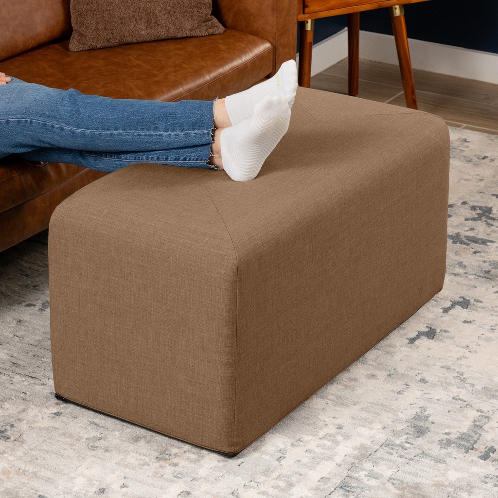 Monroe Large Rectangular Foam Ottoman/Coffee Table_image368