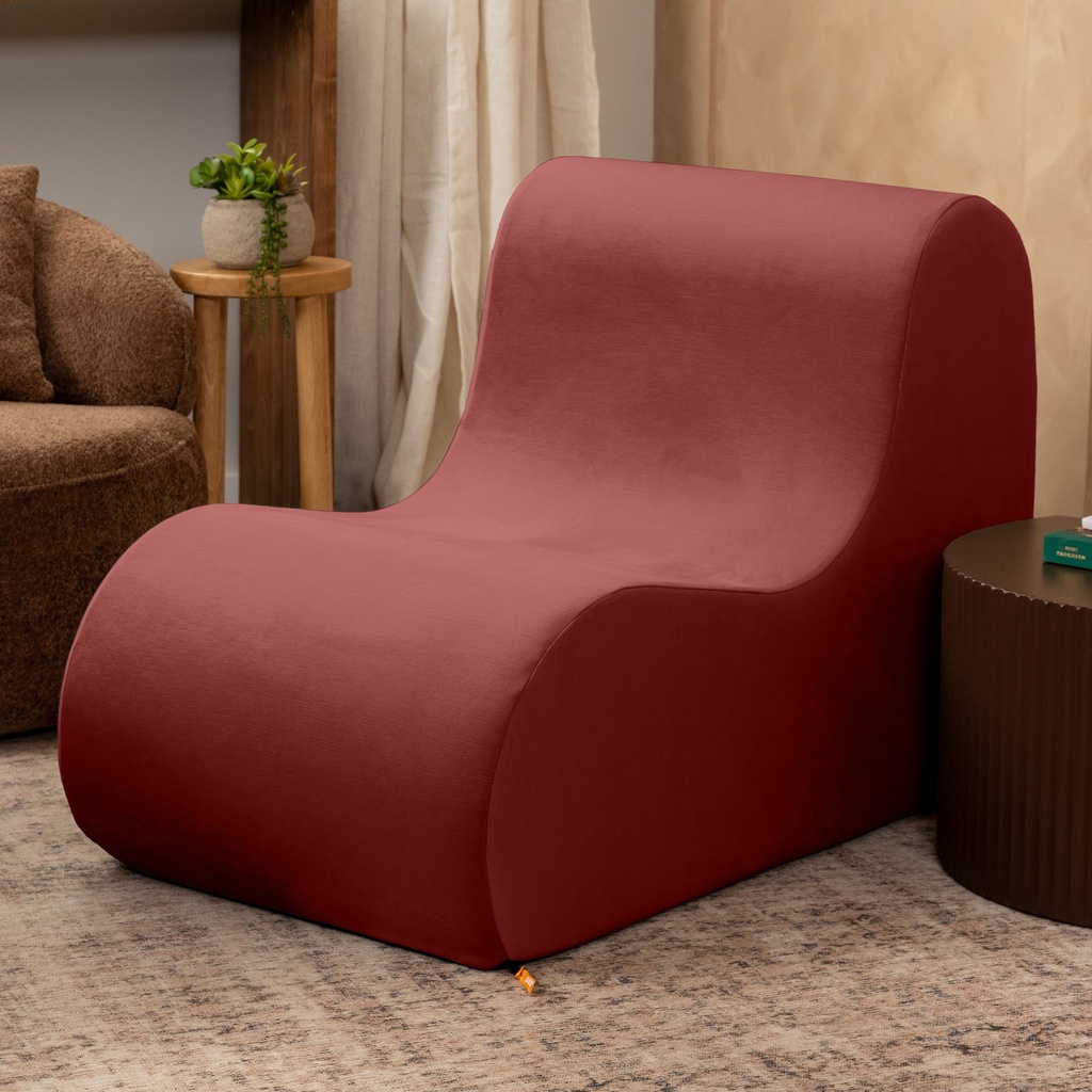 Jaxx Uptown Large Modern Armless Accent Chair_image396