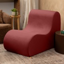 Jaxx Uptown Large Modern Armless Accent Chair_image396