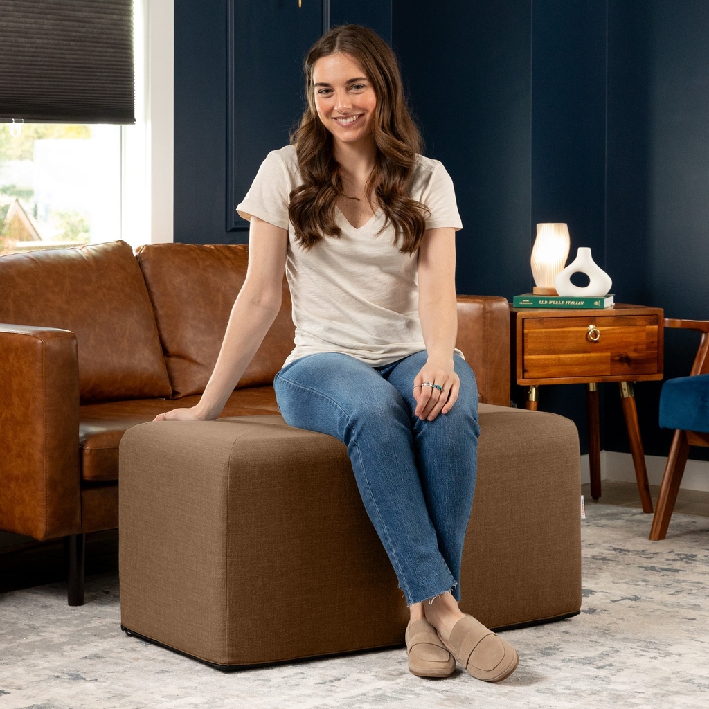 Monroe Large Rectangular Foam Ottoman/Coffee Table_image462