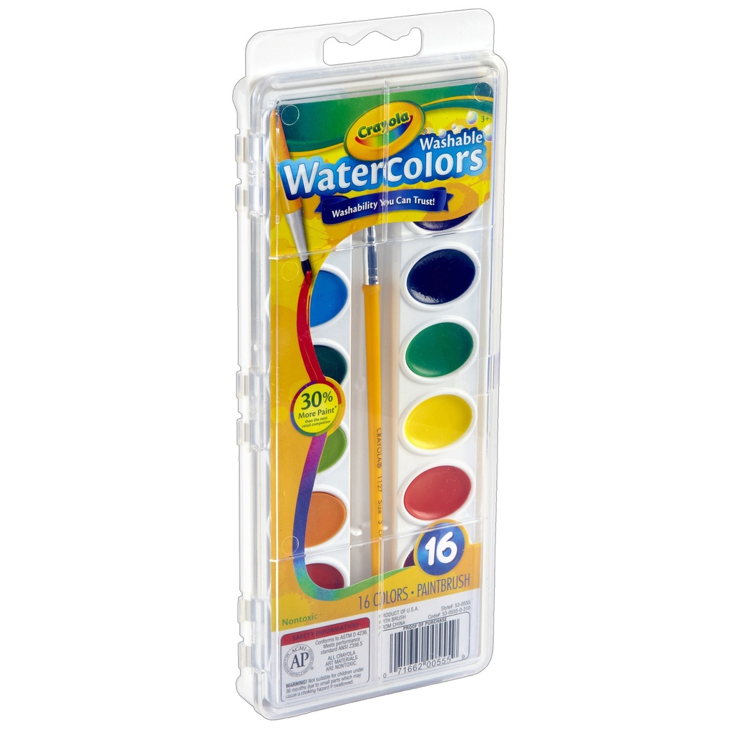 16 Pan Crayola Washable Watercolor