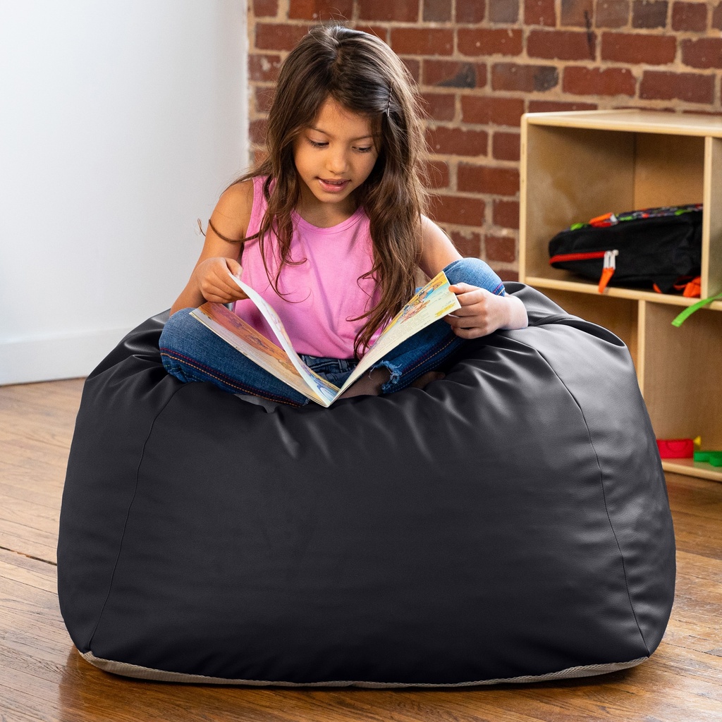 Jaxx Gumdrop Jr. Kids Bean Bag, Premium Vinyl, 28" × 28" × 24"_image482