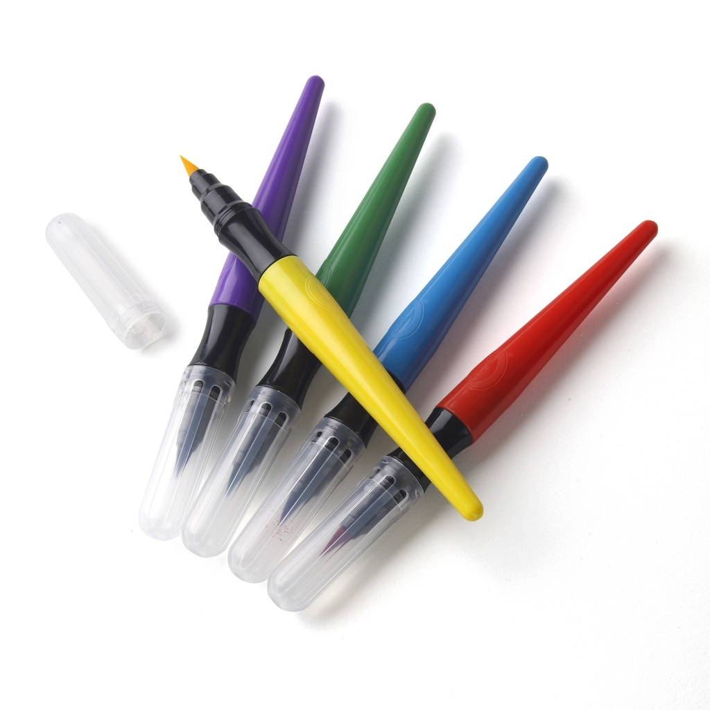 40ct No-Drip Washable Paint Brush Pens - 8 Colors