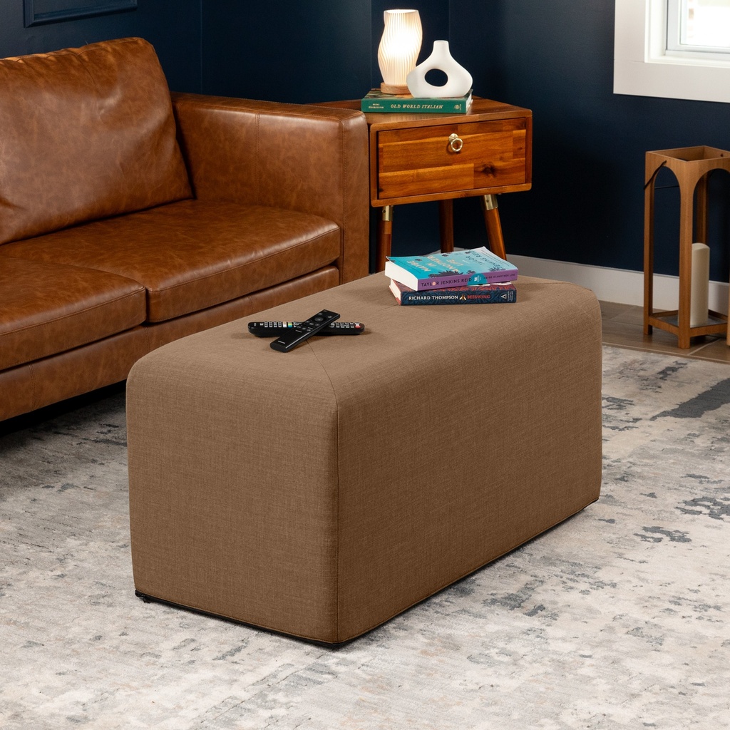 Monroe Large Rectangular Foam Ottoman/Coffee Table_image556