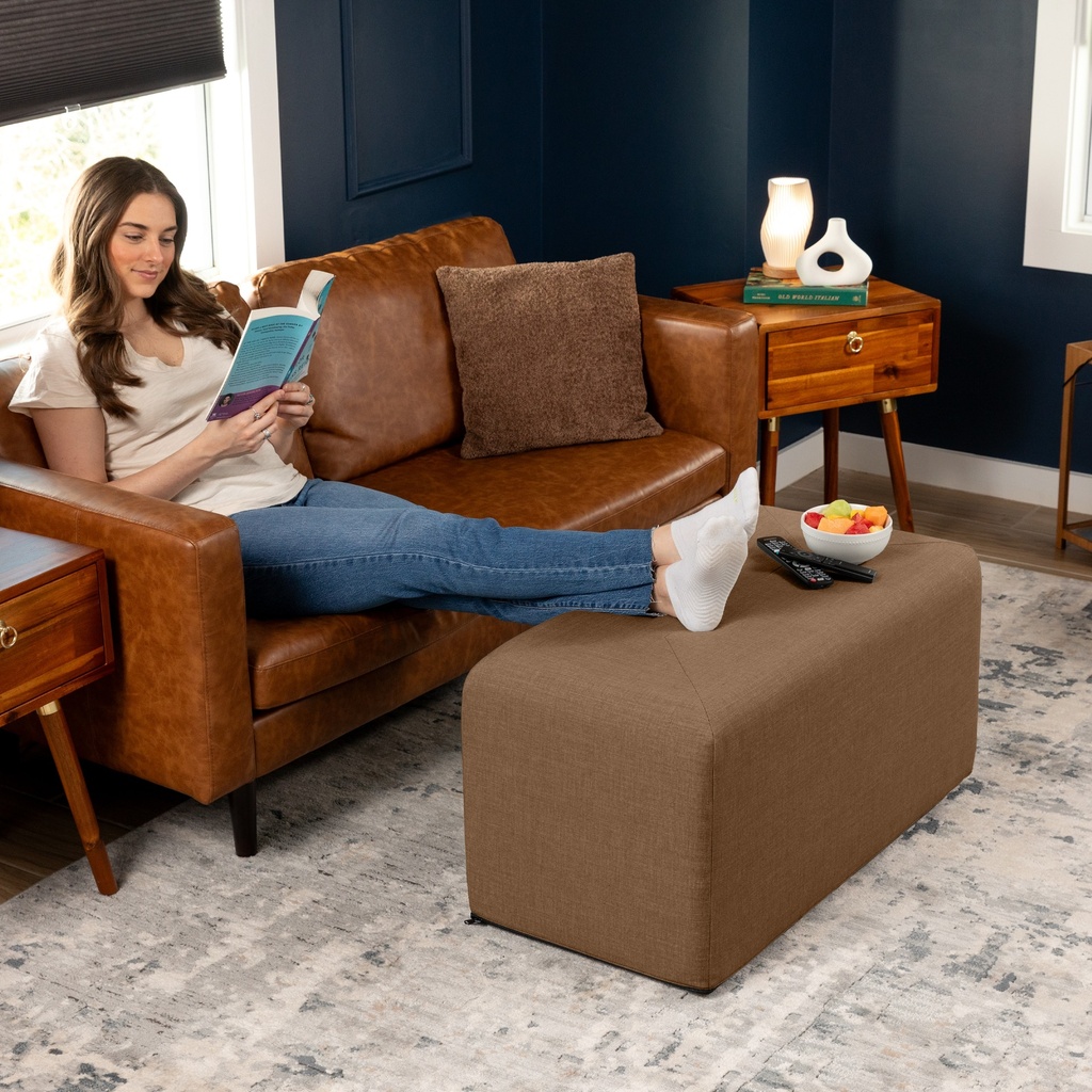 Monroe Large Rectangular Foam Ottoman/Coffee Table_image650