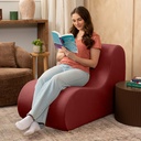 Jaxx Uptown Large Modern Armless Accent Chair_image678