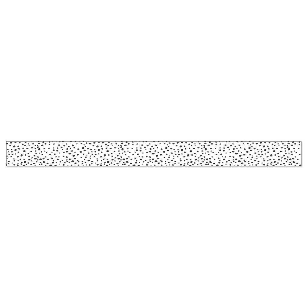 We Belong Black Dots Straight Borders, 36 Feet