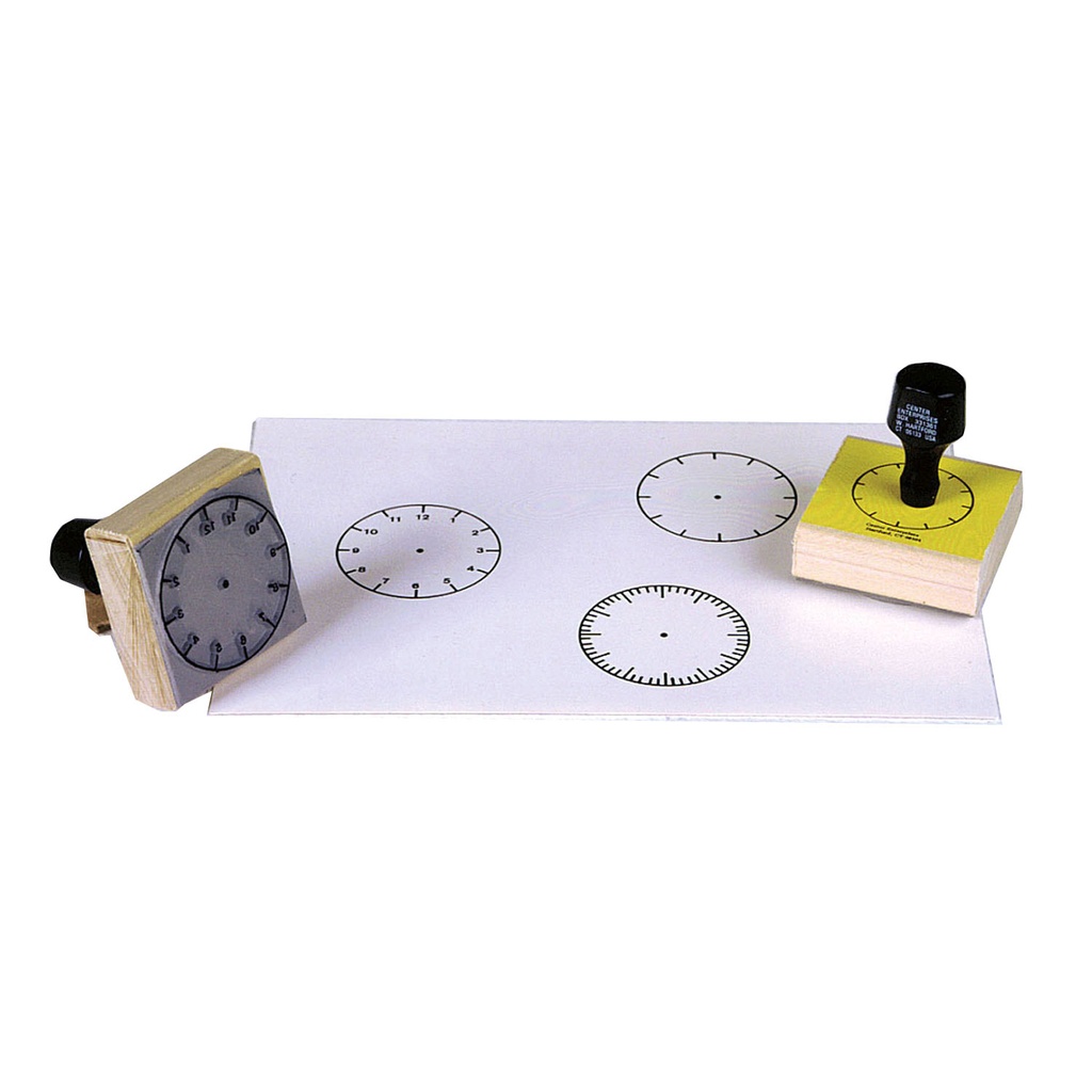 3 Clock Stamp Set