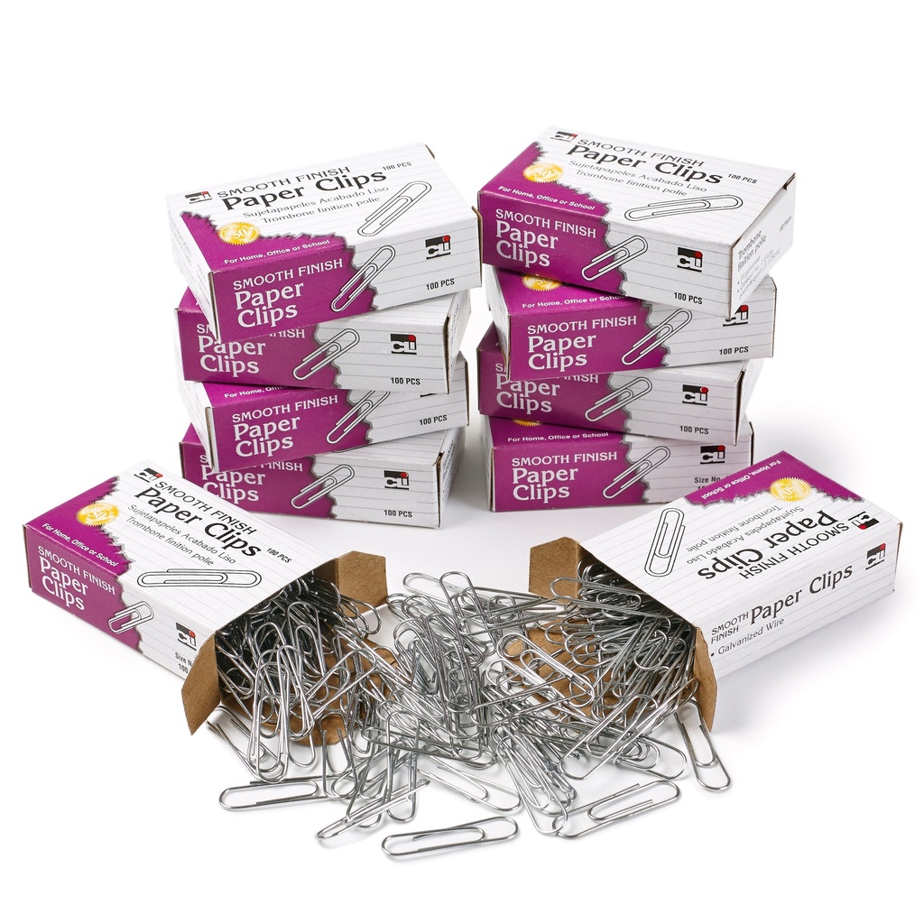 Paper Clips Smooth Jumbo 10 pack