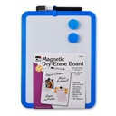 Framed Magnetic Dry Erase Board with Marker & Magnets, Assorted Colors, 8.5" x 11", Pack of 4