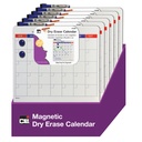 6ct Magnetic Dry Erase Calendar