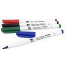 Dry Erase Markers, Fine Point Tip, Assorted Colors, 4 Per Pack, 12 Packs
