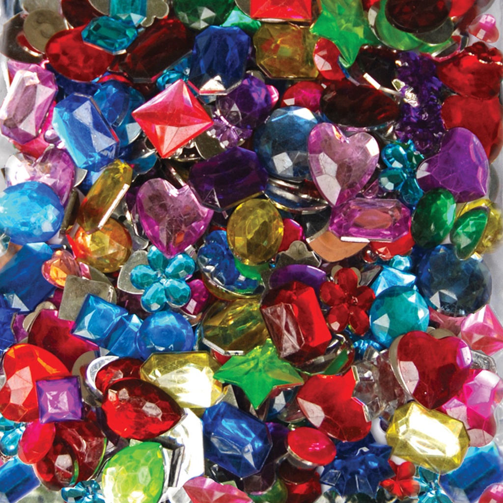 Acrylic Gemstones - 1 lb Bag