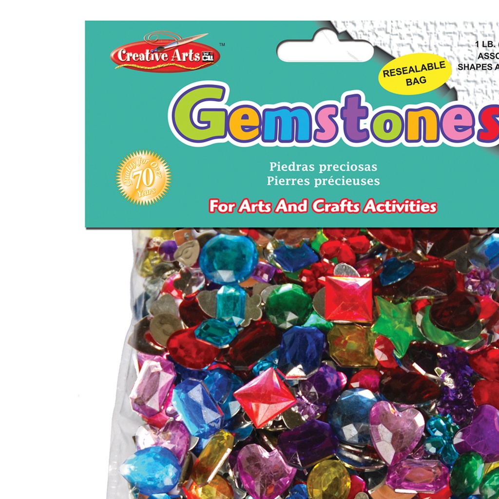 Acrylic Gemstones - 1 lb Bag