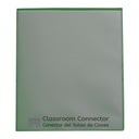 25ct Green Classroom Connector Two Pocket Portfolio