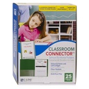 25ct Green Classroom Connector Two Pocket Portfolio
