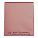 25ct Red Classroom Connector Two Pocket Portfolio