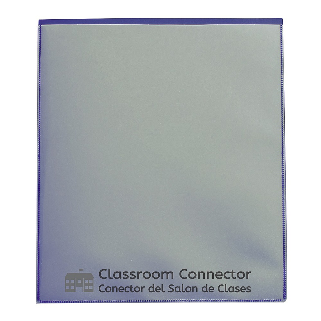 25ct Purple Classroom Connector Two Pocket Portfolio