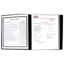 Bound Sheet Protector Presentation Book, 12-Pocket, Pack of 6