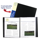 Bound Sheet Protector Presentation Book, 12-Pocket, Pack of 6
