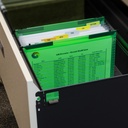 Expanding File Folder with Hanging Tabs