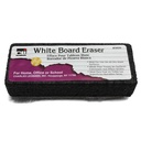 Whiteboard Eraser, Felt/Foam, Gray and Black, Pack of 6