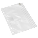 Clear Vinyl Pencil Pouch with Zip-lock Closure, Pack of 24