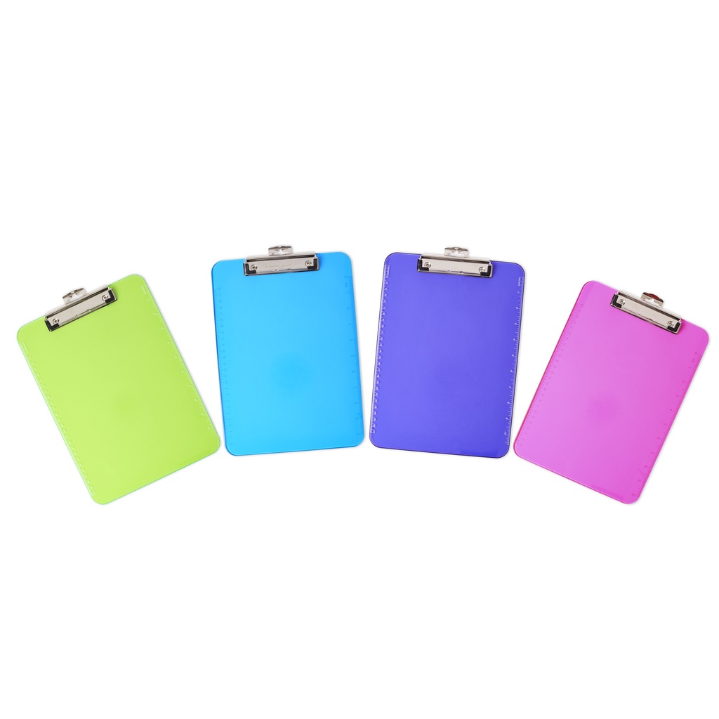 Neon Letter Size Plastic Clipboard Each