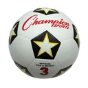 Rubber Soccer Ball, Size 3, Pack of 3