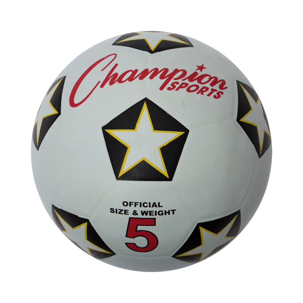 Rubber Soccer Ball Size 5, Pack of 3