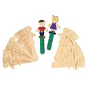 36ct Jumbo Craft Sticks with People Shapes