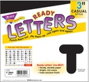Black 3&quot; Casual Uppercase Ready Letters