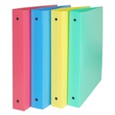 3-Ring Binder, 1" capacity, Assorted Colors, Pack of 6