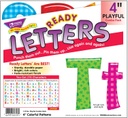 Colorful Patterns 4" Playful Combo Ready Letters