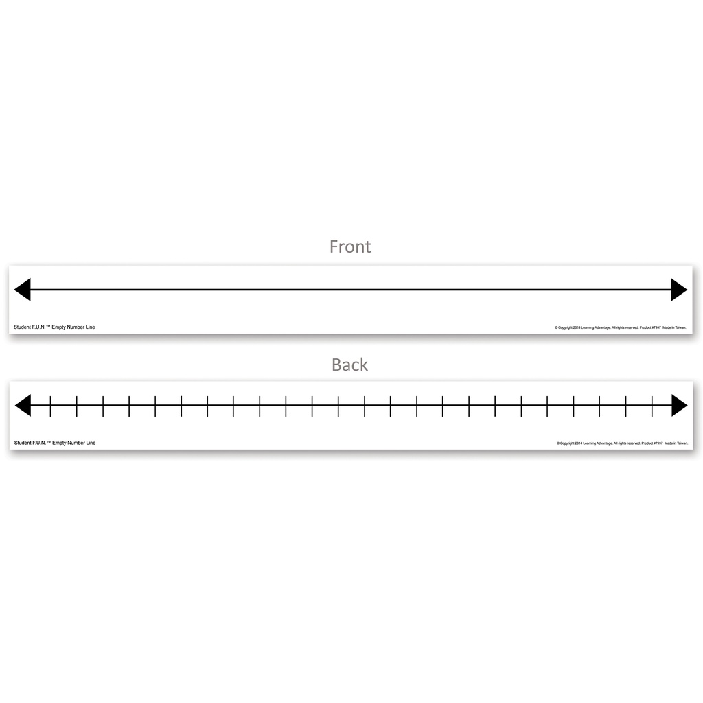 Student FUN Empty Number Lines