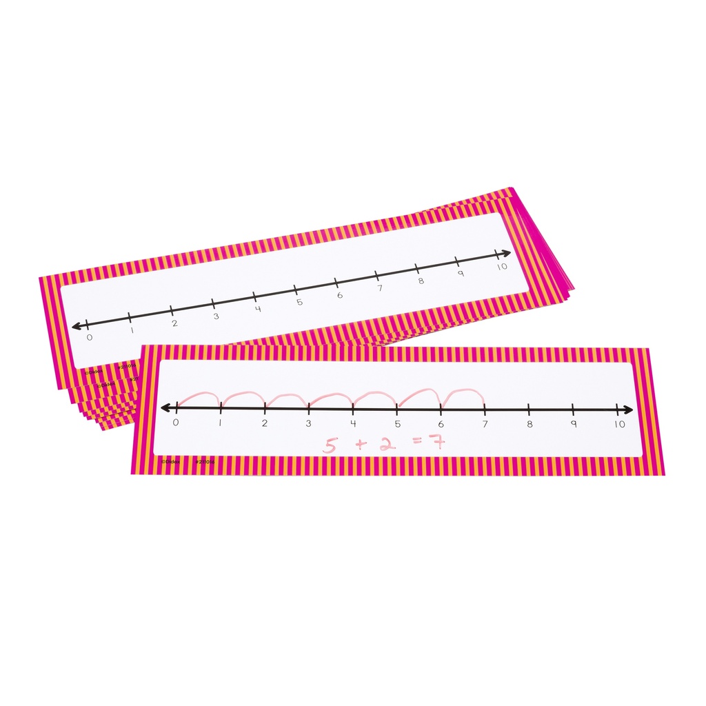 0-10 Student Number Lines Set of 10