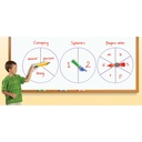 Set of 3 SpinZone Magnetic Whiteboard Spinners