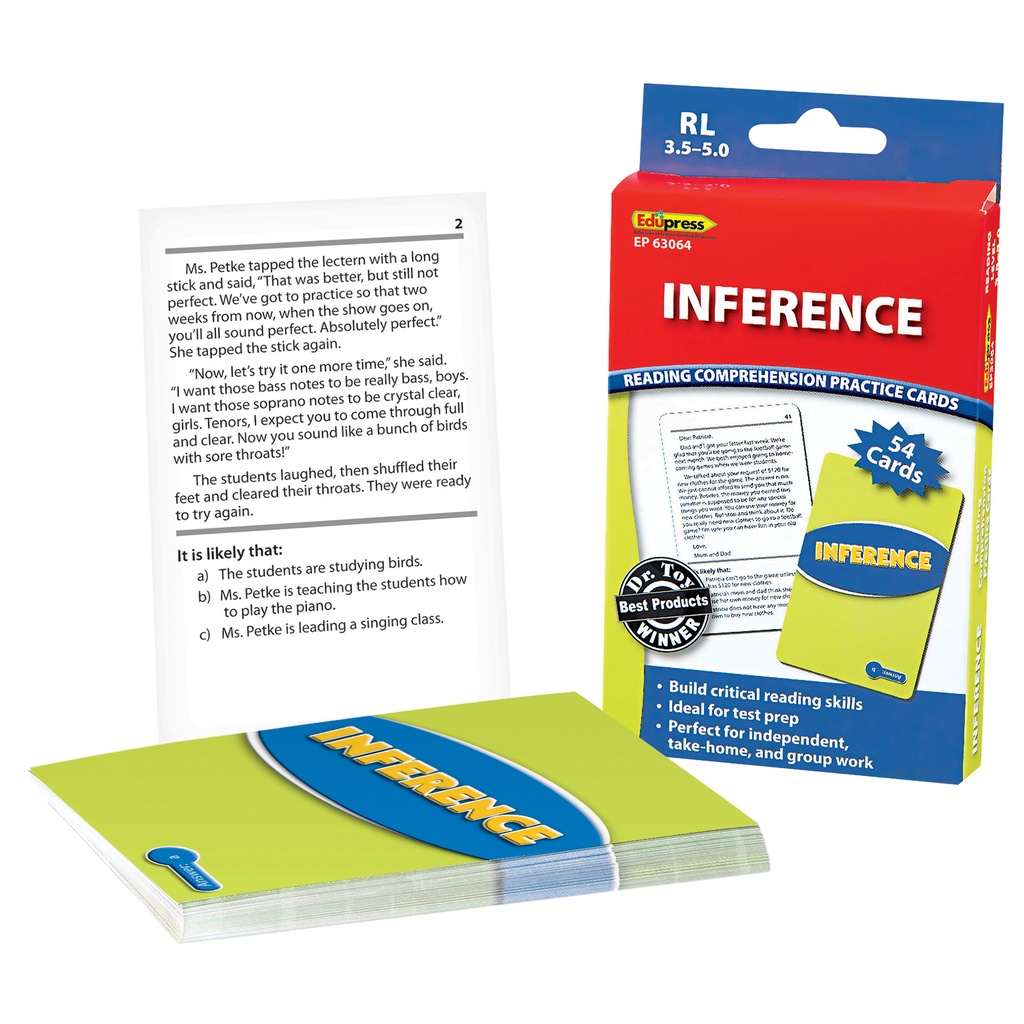 Inference Reading Comprehension Blue Level
