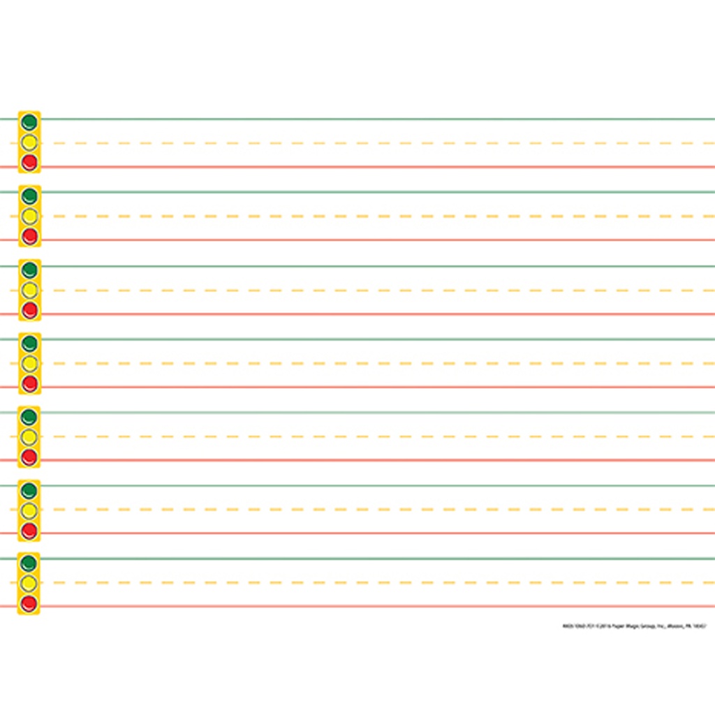 50ct Stop Light Paper Practice Paper Notepad