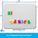 9x12 Magnetic Dry Erase Board