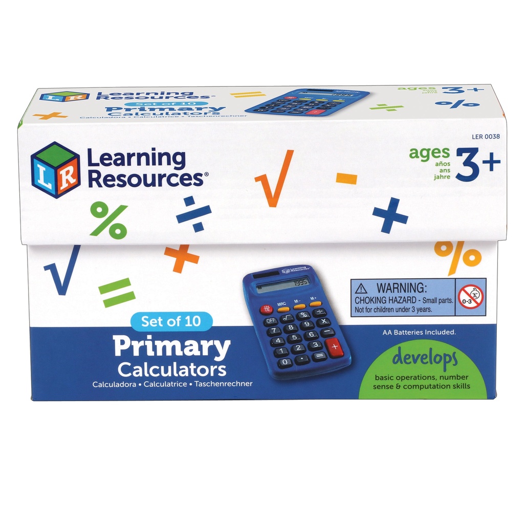 Primary Calculator Set Of 10            Each