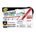 Crayola 4ct Take Note! Broad Line Dry Erase Markers