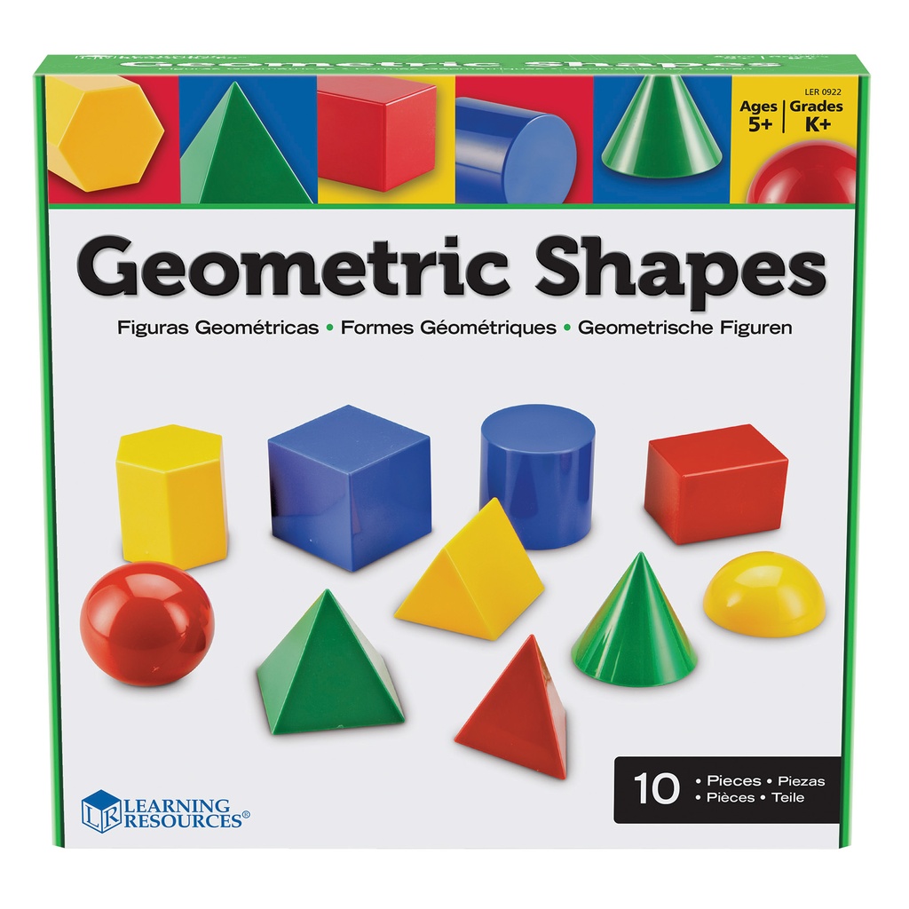 Large Geometric Plastic Shapes