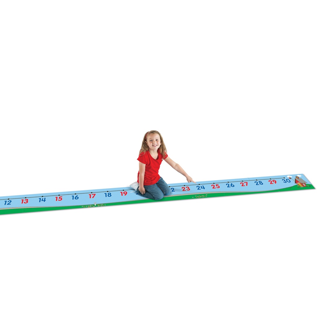 0 thru 30 Number Line Floor Mat