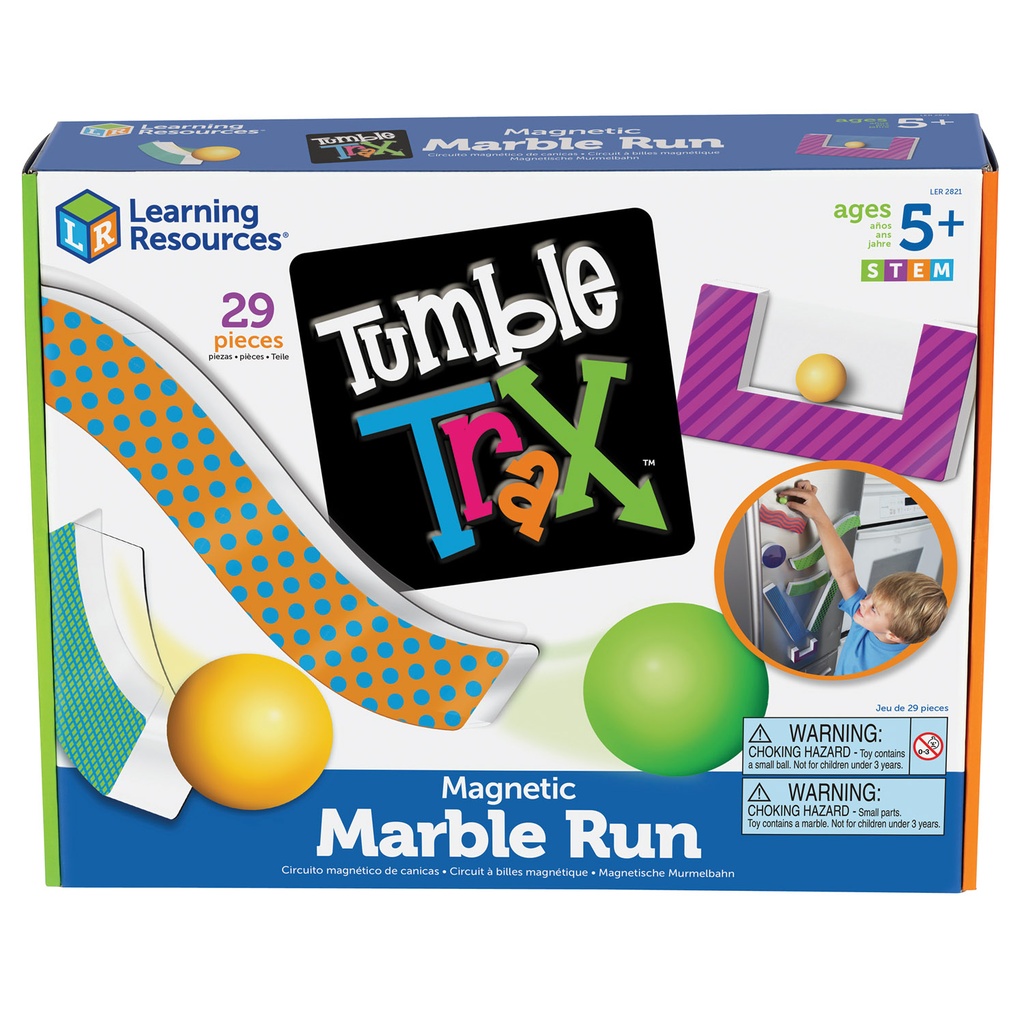 Tumble Trax Magnetic Marble Run Game