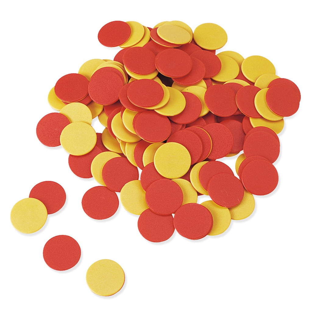 Exceptional 200ct Red and Yellow Counters